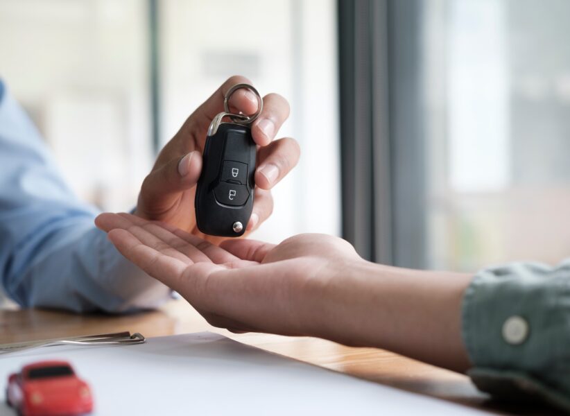 Business concept, car insurance, sell and buy car, car financing